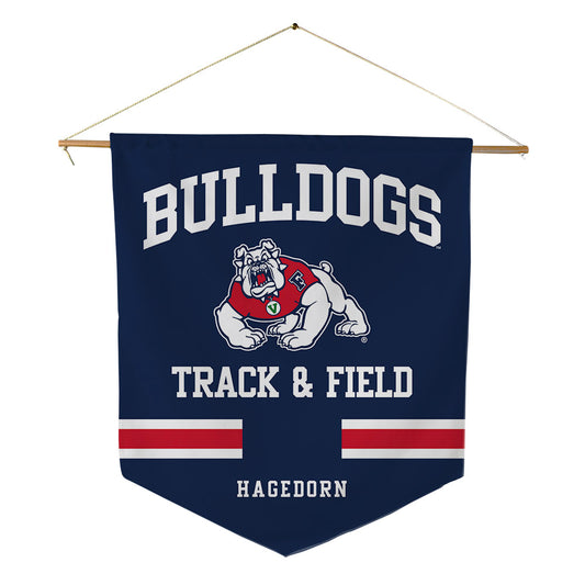 Fresno State - NCAA Men's Track & Field : Joziah Hagedorn - Pennant - 18" x 21"-0