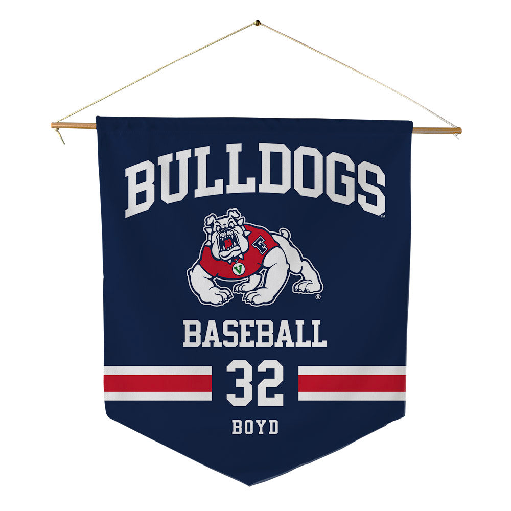 Fresno State - NCAA Baseball : Mikey Boyd - Pennant - 18" x 21"-0