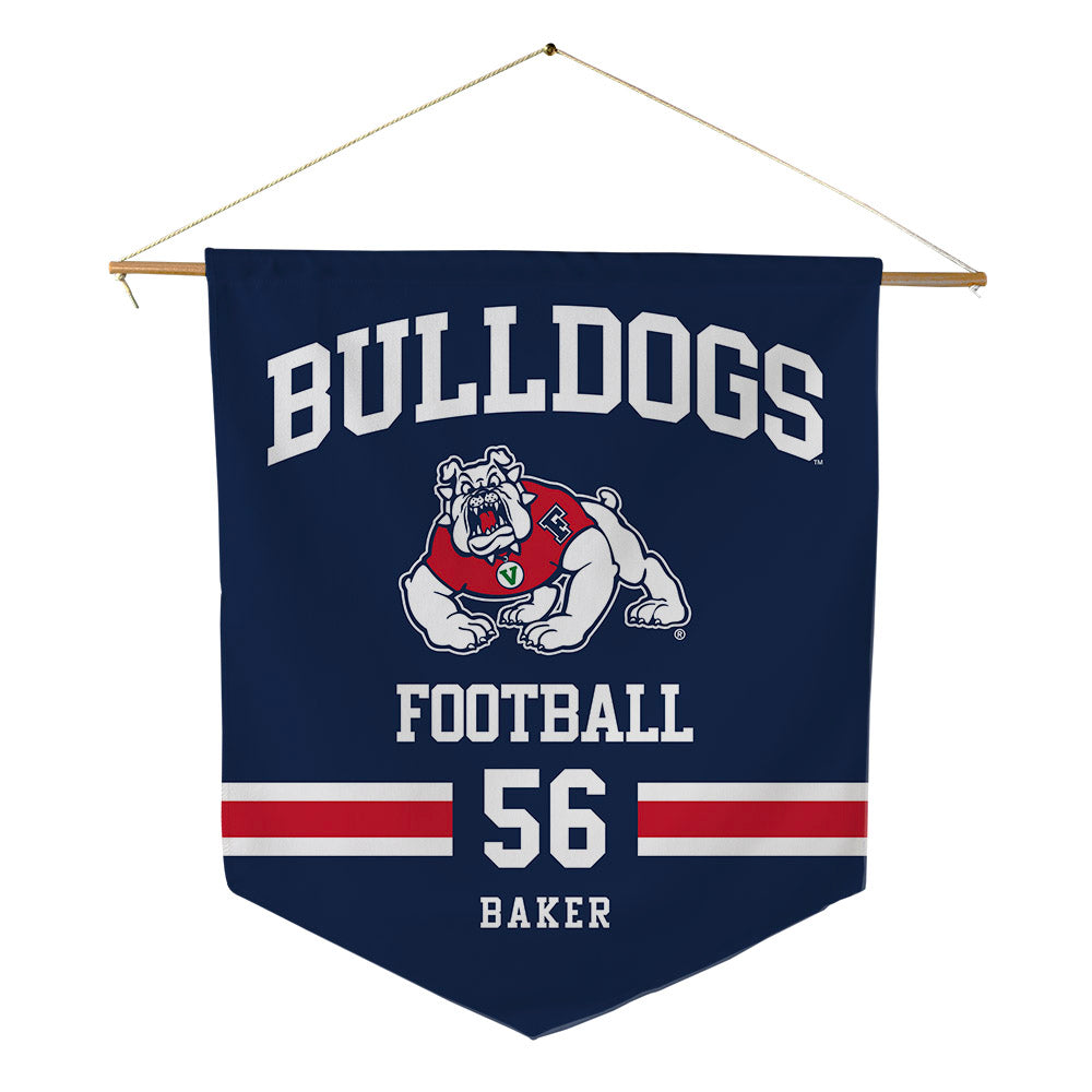 Fresno State - NCAA Football : Ben Baker - Pennant - 18" x 21"-0