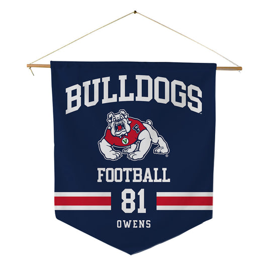 Fresno State - NCAA Football : Xavier Owens - Pennant - 18" x 21"-0