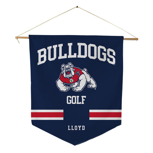 Fresno State - NCAA Men's Golf : Joseph Lloyd - Pennant - 18" x 21"-0