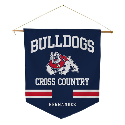 Fresno State - NCAA Women's Cross Country : Zowie Hernandez - Pennant - 18" x 21"-0