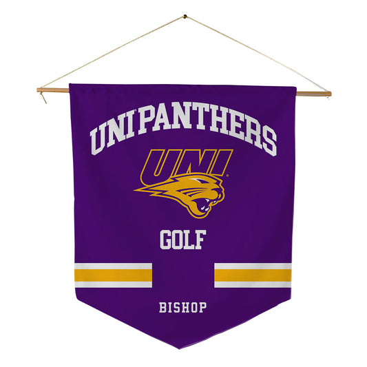 Northern Iowa - NCAA Men's Golf : Calen Bishop - Pennant - 18" x 21"-0