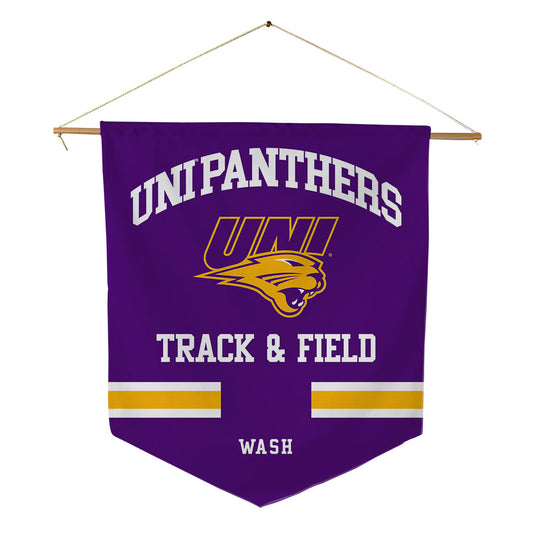 Northern Iowa - NCAA Men's Track & Field : Tory Wash - Pennant - 18" x 21"-0