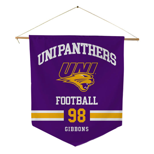 Northern Iowa - NCAA Football : Kolby Gibbons - Pennant - 18" x 21"-0