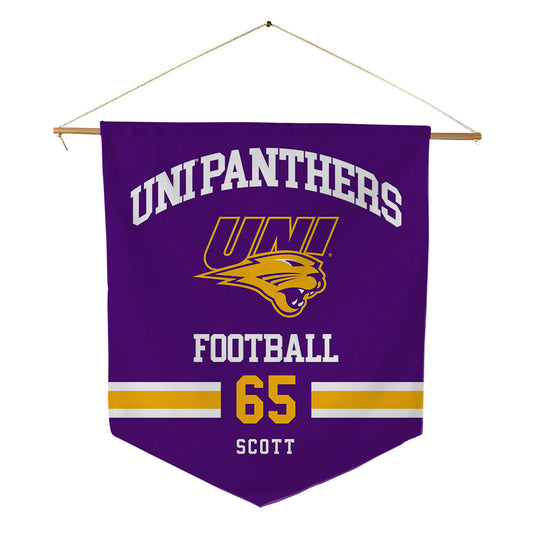 Northern Iowa - NCAA Football : Jimmy Scott - Pennant - 18" x 21"-0