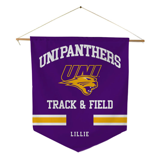 Northern Iowa - NCAA Men's Track & Field : Colin Lillie - Pennant - 18" x 21"-0