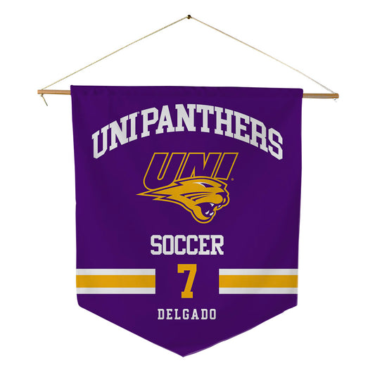 Northern Iowa - NCAA Women's Soccer : Torie Delgado - Pennant - 18" x 21"-0