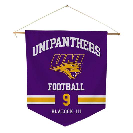 Northern Iowa - NCAA Football : Gene Blalock III - Pennant - 18" x 21"-0