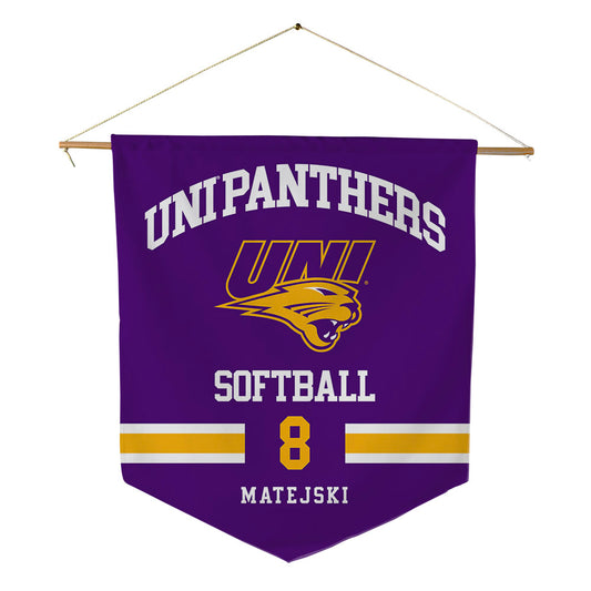 Northern Iowa - NCAA Softball : Kylie Matejski - Pennant - 18" x 21"-0