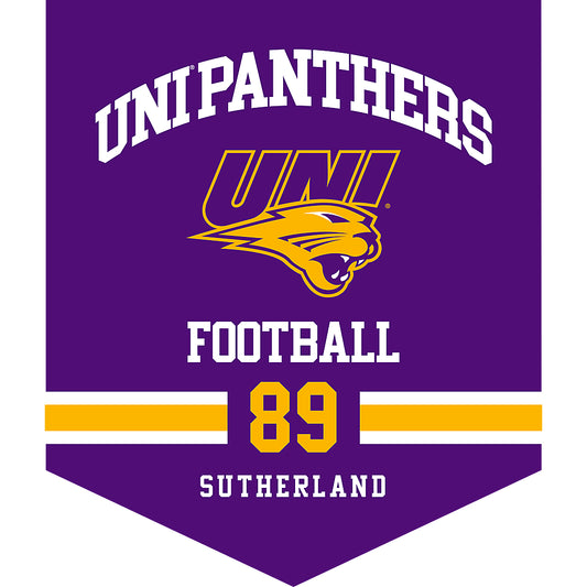 Northern Iowa - NCAA Football : Parker Sutherland - Pennant - 18" x 21"-0