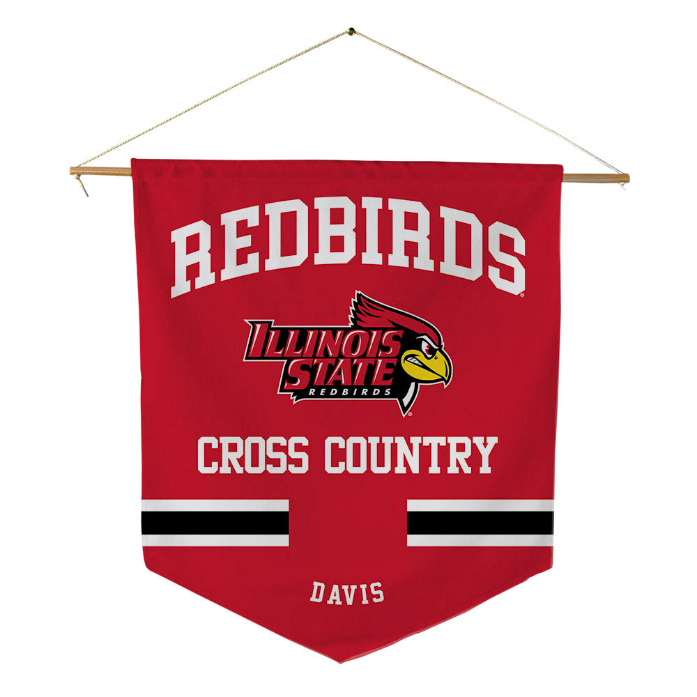 Illinois State - NCAA Men's Cross Country : Quinn Davis - Pennant - 18" x 21"-0