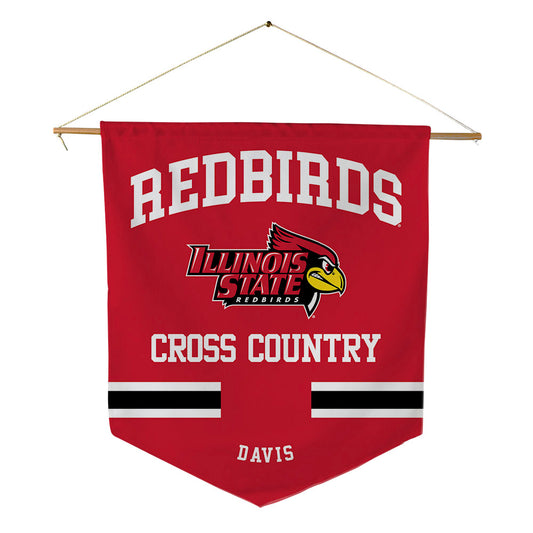 Illinois State - NCAA Men's Cross Country : Quinn Davis - Pennant - 18" x 21"-0