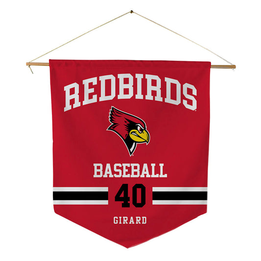 Illinois State - NCAA Baseball : Nolan Girard - Pennant - 18" x 21"-0