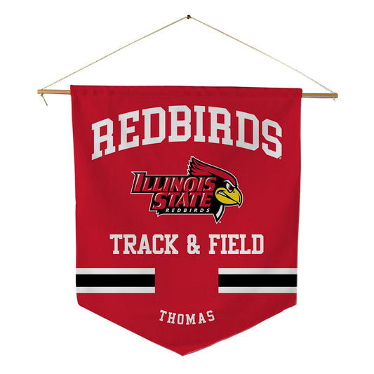 Illinois State - NCAA Men's Track & Field : Trey Thomas - Pennant - 18" x 21"-0
