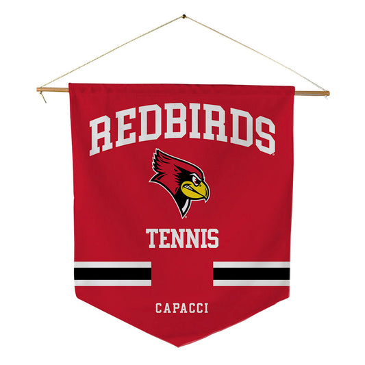 Illinois State - NCAA Men's Tennis : Christian Capacci - Pennant - 18" x 21"-0