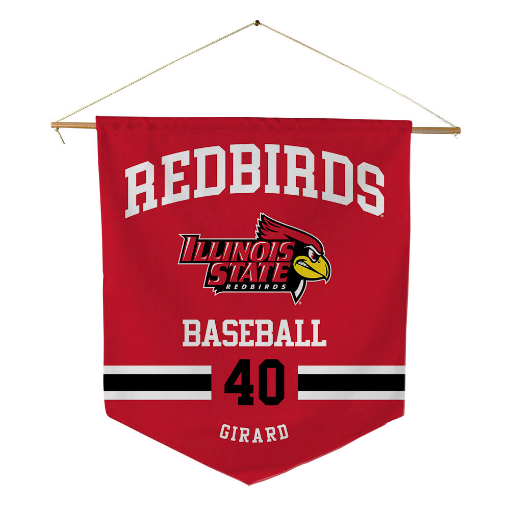Illinois State - NCAA Baseball : Nolan Girard - Pennant - 18" x 21"-0