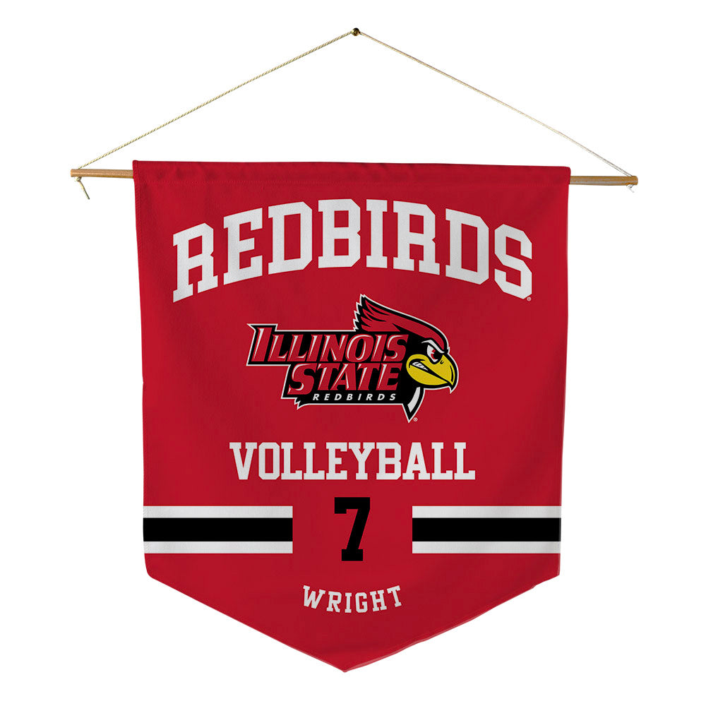 Illinois State - NCAA Women's Volleyball : Sidney Wright - Pennant - 18" x 21"-0