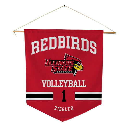 Illinois State - NCAA Women's Volleyball : Ruth Ziegler - Pennant - 18" x 21"-0