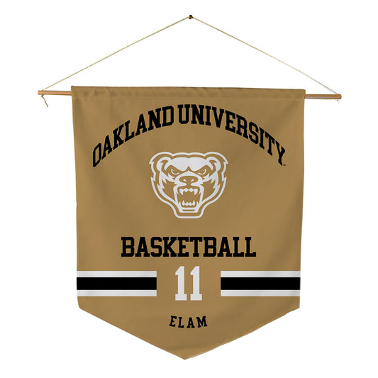 Oakland - NCAA Women's Basketball : Jaidyn Elam - Pennant - 18" x 21"-0