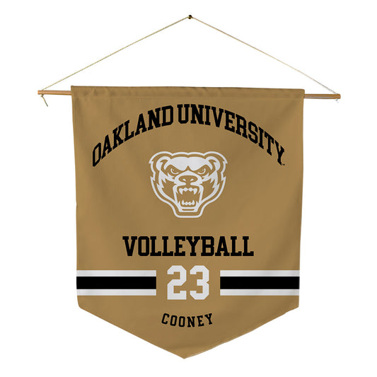 Oakland - NCAA Women's Volleyball : Grace Cooney - Pennant - 18" x 21"-0