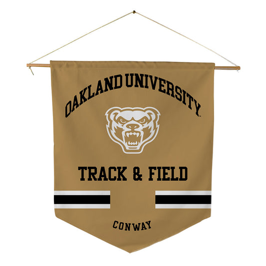 Oakland - NCAA Women's Track & Field : Maia Conway - Pennant - 18" x 21"-0