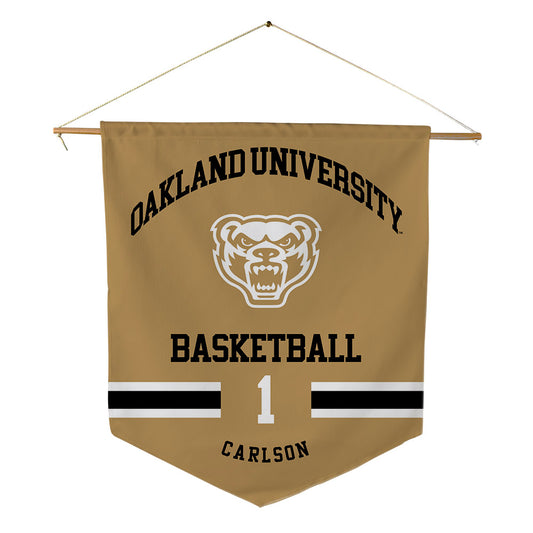 Oakland - NCAA Women's Basketball : Berlynn Carlson - Pennant - 18" x 21"-0