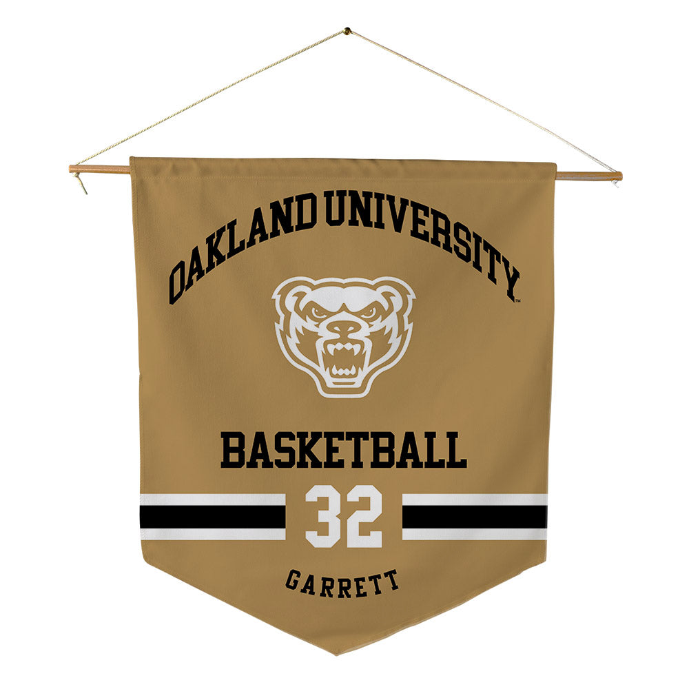 Oakland - NCAA Men's Basketball : Isaac Garrett - Pennant - 18" x 21"-0
