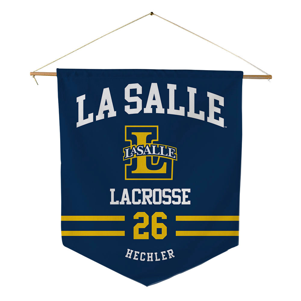 La Salle - NCAA Women's Lacrosse : Quinn Hechler - Pennant - 18" x 21"-0