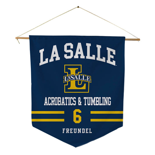 La Salle - NCAA Acrobatics & Tumbling : Joscelynn Freundel - Pennant - 18" x 21"-0