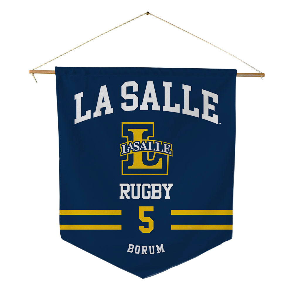 La Salle - NCAA Women's Rugby : Bailey Borum - Pennant - 18" x 21"-0