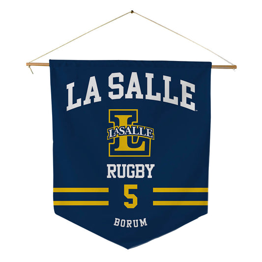 La Salle - NCAA Women's Rugby : Bailey Borum - Pennant - 18" x 21"-0