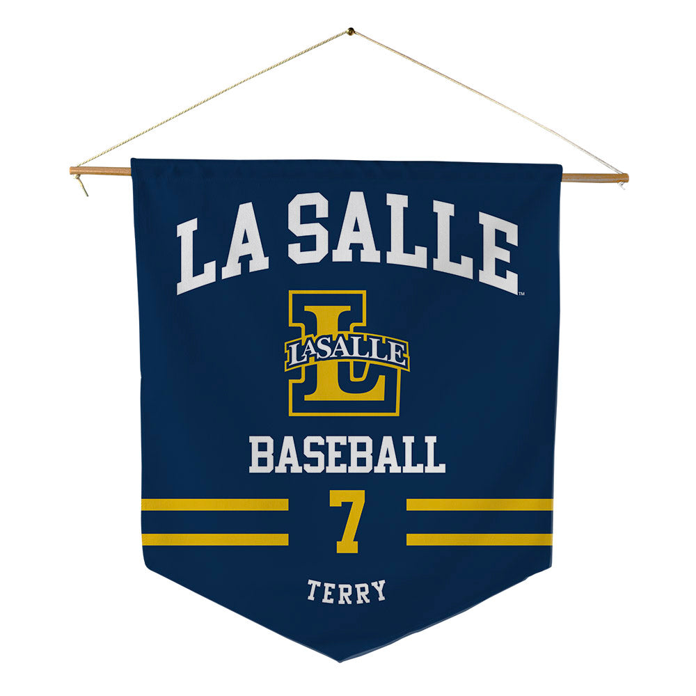 La Salle - NCAA Baseball : Jace Terry - Pennant - 18" x 21"-0