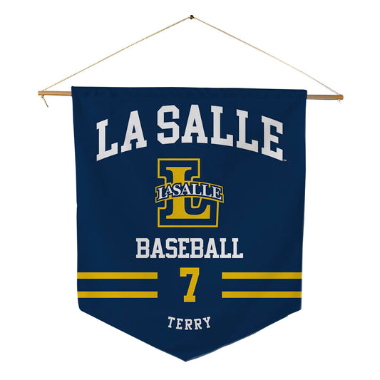 La Salle - NCAA Baseball : Jace Terry - Pennant - 18" x 21"-0