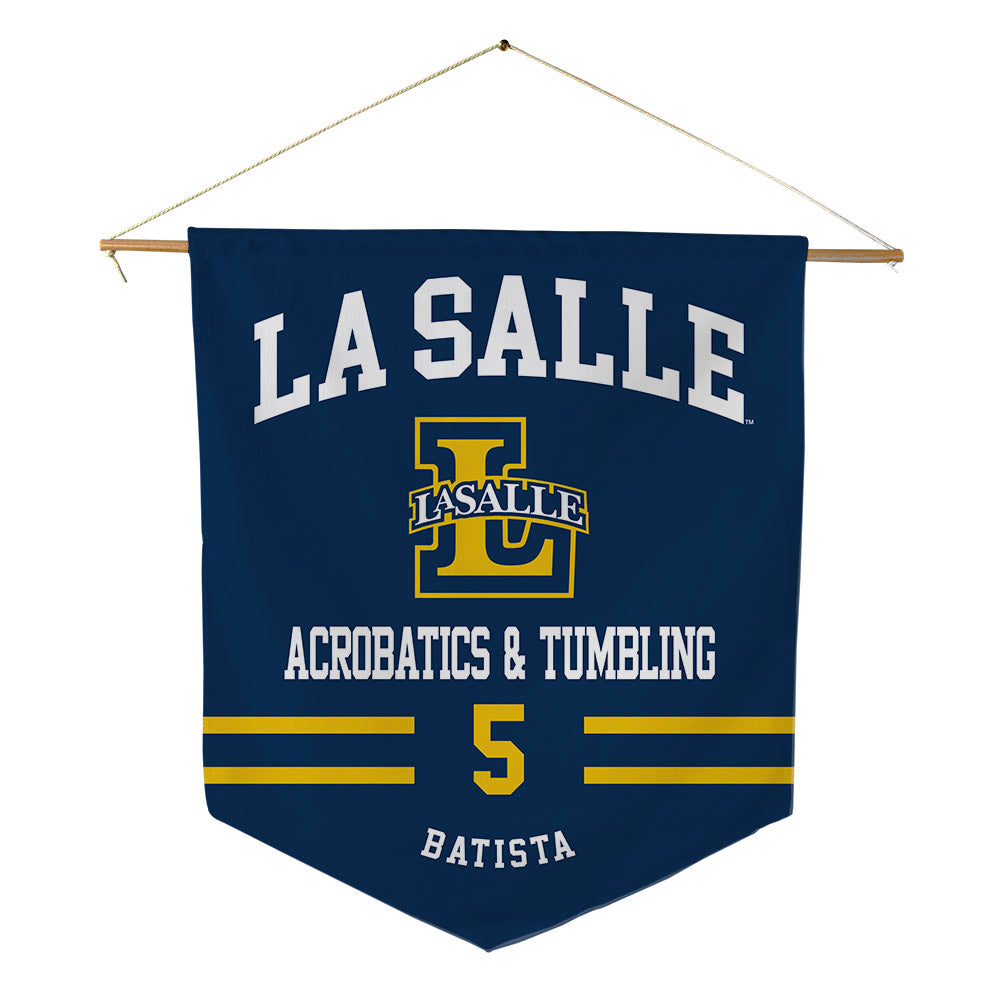 La Salle - NCAA Acrobatics & Tumbling : Jane Batista - Pennant - 18" x 21"-0