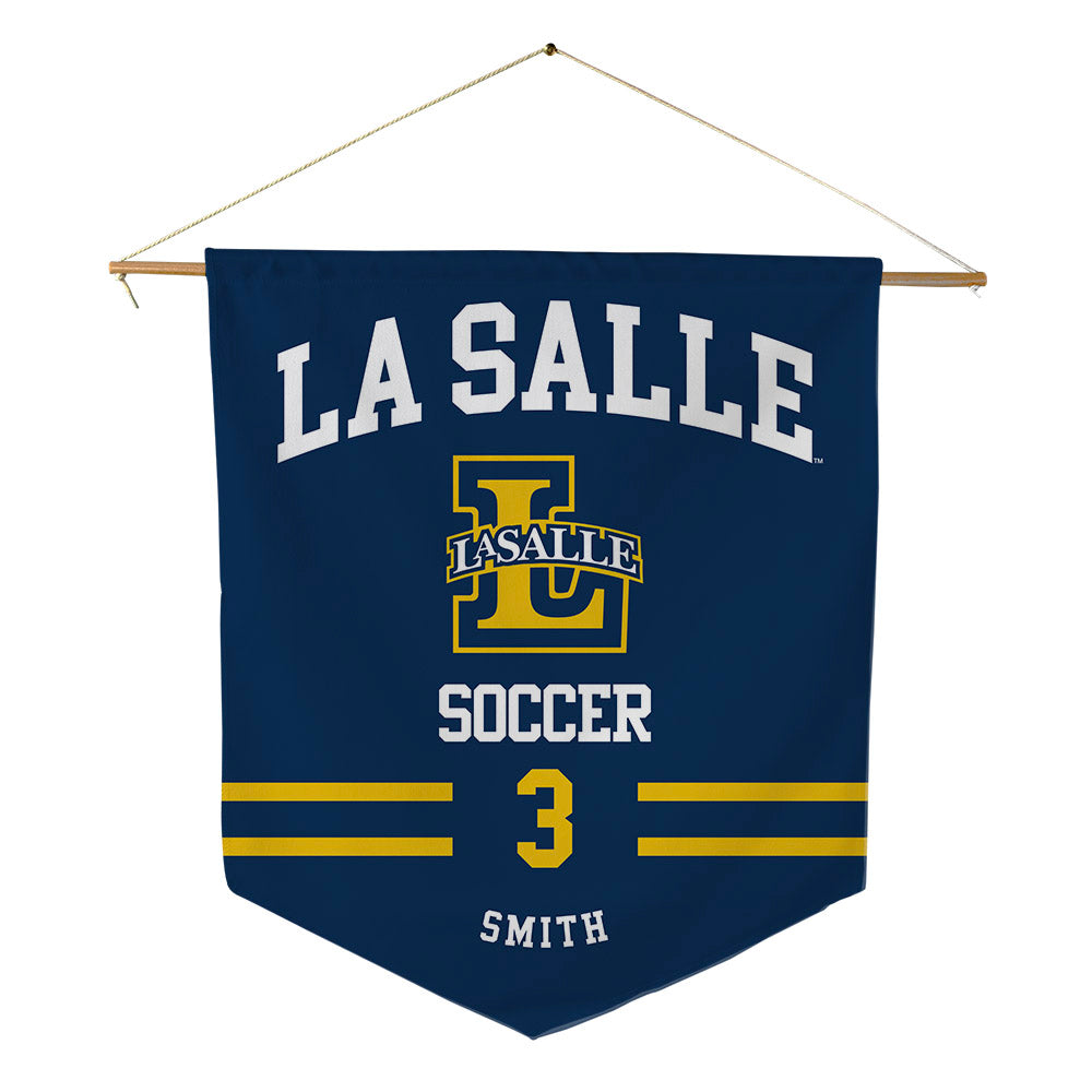 La Salle - NCAA Men's Soccer : Daniel Alexander Smith - Pennant - 18" x 21"-0