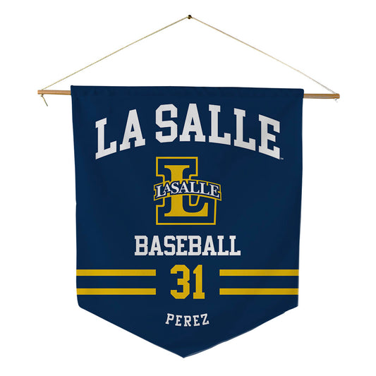 La Salle - NCAA Baseball : Sebastian Perez - Pennant - 18" x 21"-0