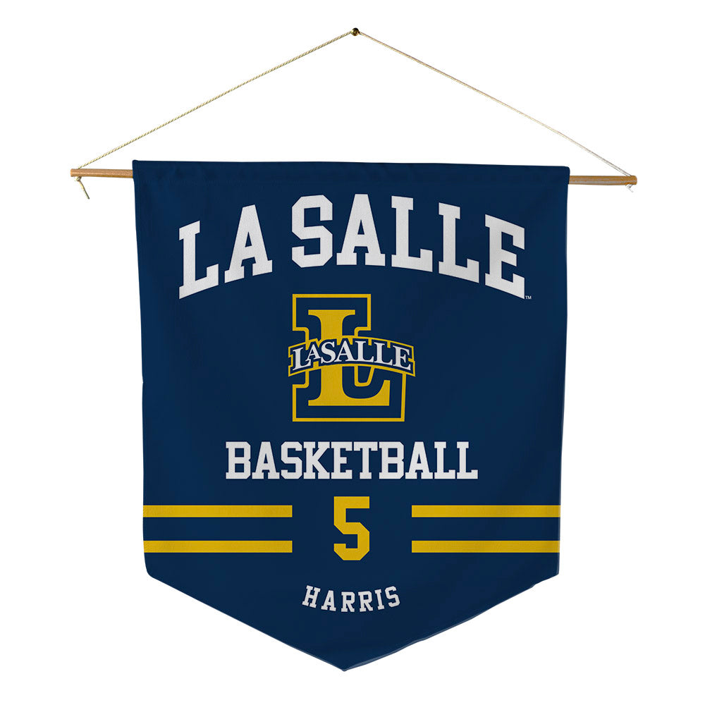 La Salle - NCAA Men's Basketball : Josiah Harris - Pennant - 18" x 21"-0
