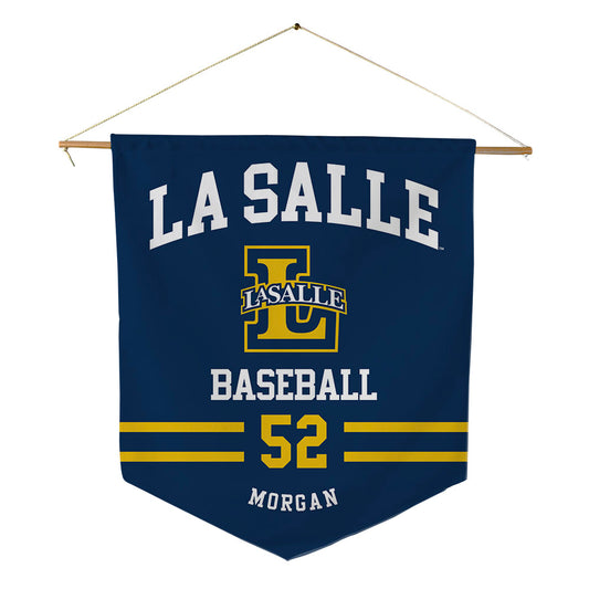 La Salle - NCAA Baseball : Tyler Morgan - Pennant - 18" x 21"-0