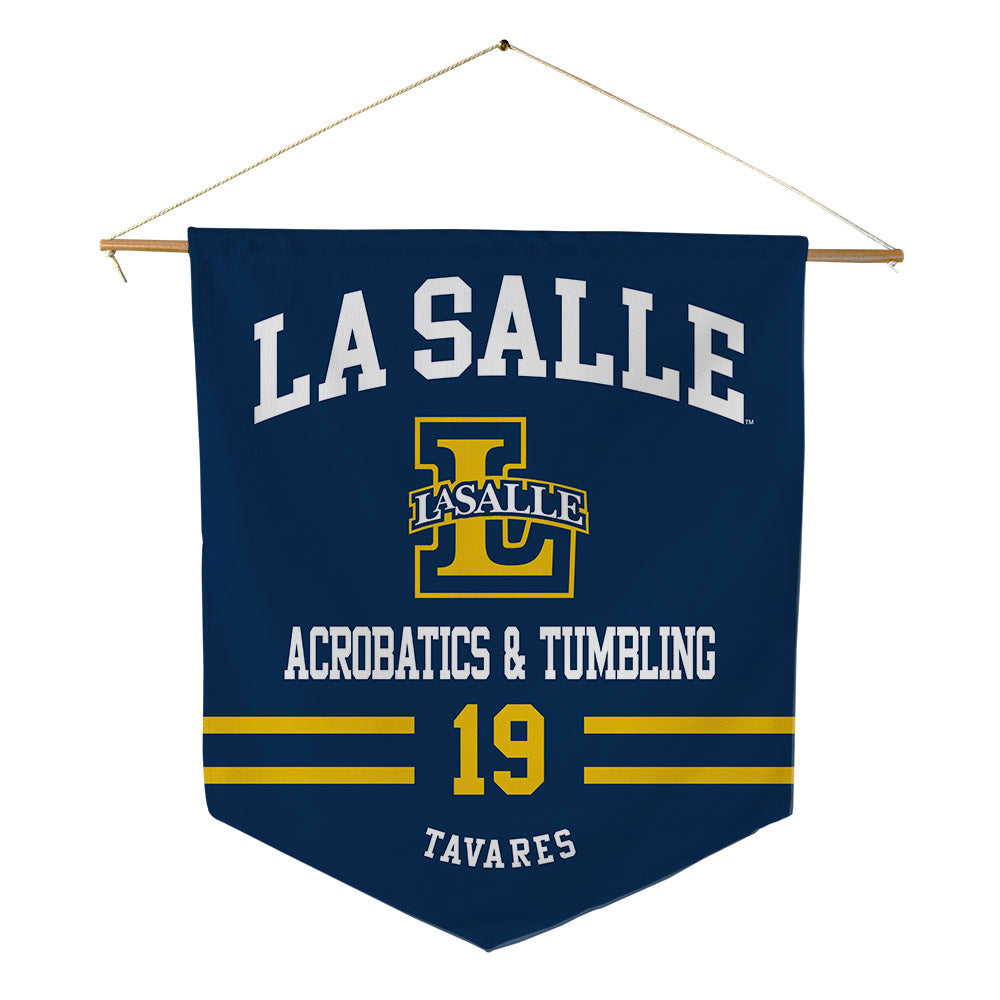 La Salle - NCAA Acrobatics & Tumbling : Mairelys Tavares - Pennant - 18" x 21"-0