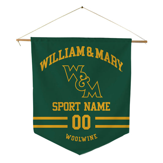William & Mary - NCAA Baseball : Jackson Woolwine - Pennant - 18" x 21"-0