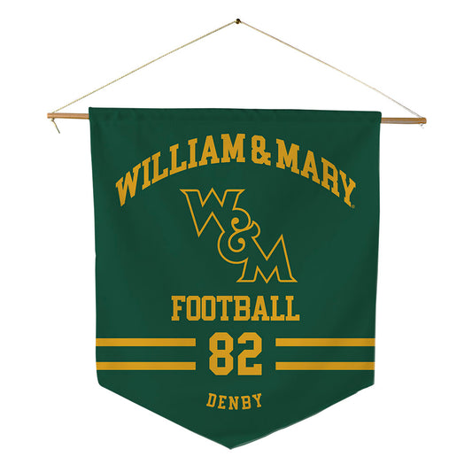William & Mary - NCAA Football : Benny Denby - Pennant - 18" x 21"-0