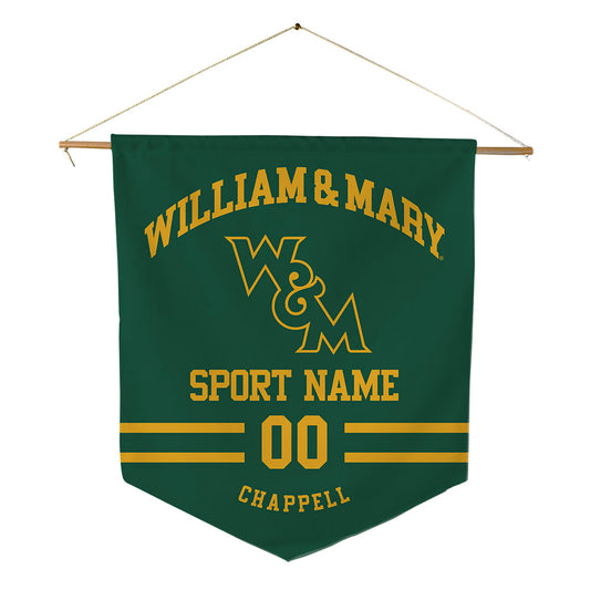 William & Mary - NCAA Women's Field Hockey : Alora Chappell - Pennant - 18" x 21"-0