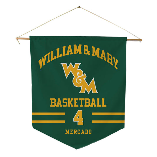 William & Mary - NCAA Women's Basketball : Arianna Mercado - Pennant - 18" x 21"-0