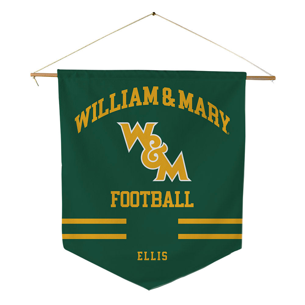 William & Mary - NCAA Football : Cade Ellis - Pennant - 18" x 21"-0