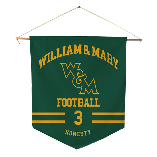 William & Mary - NCAA Football : Alfred Honesty - Pennant - 18" x 21"-0
