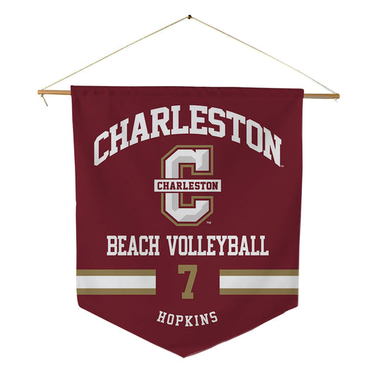 Charleston - NCAA Beach Volleyball : Holly Hopkins - Pennant - 18" x 21"-0