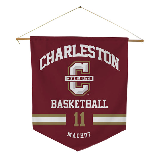 Charleston - NCAA Men's Basketball : Chol Machot - Pennant - 18" x 21"-0
