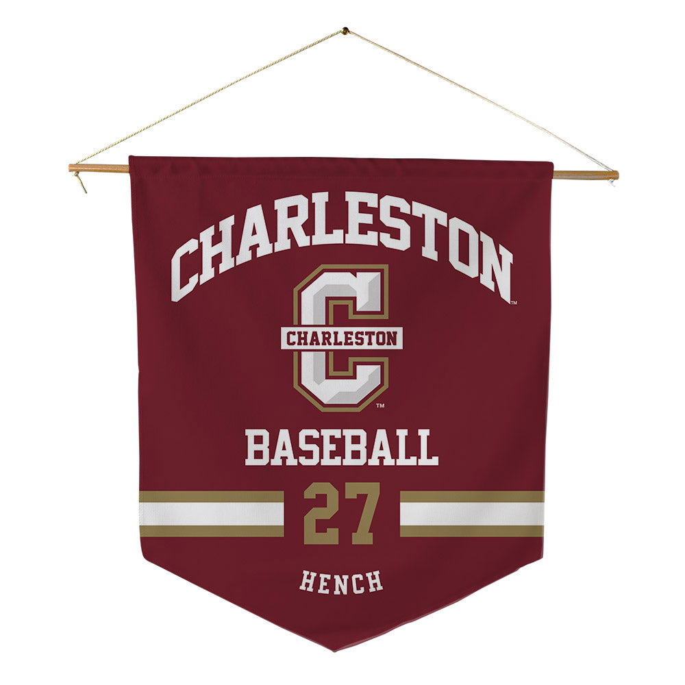 Charleston - NCAA Baseball : Ryan Hench - Pennant - 18" x 21"-0