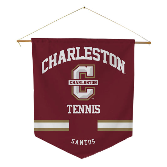 Charleston - NCAA Women's Tennis : Harper Santos - Pennant - 18" x 21"-0